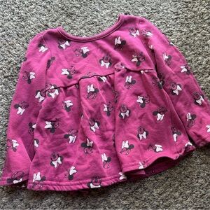 Disney Fuchsia Minnie Mouse Toddler Top